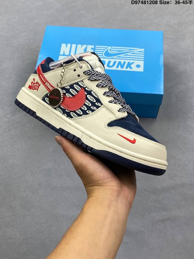 Company Grade Nike Dunk Low Retro 'DIY High-End Custom' Nike Low-Top Casual Spo