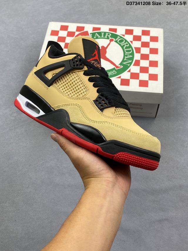 Factory Grade Nike Air Jordan 4 Retro Og Michael Jordan AJ4 Low-Top Retro Casua