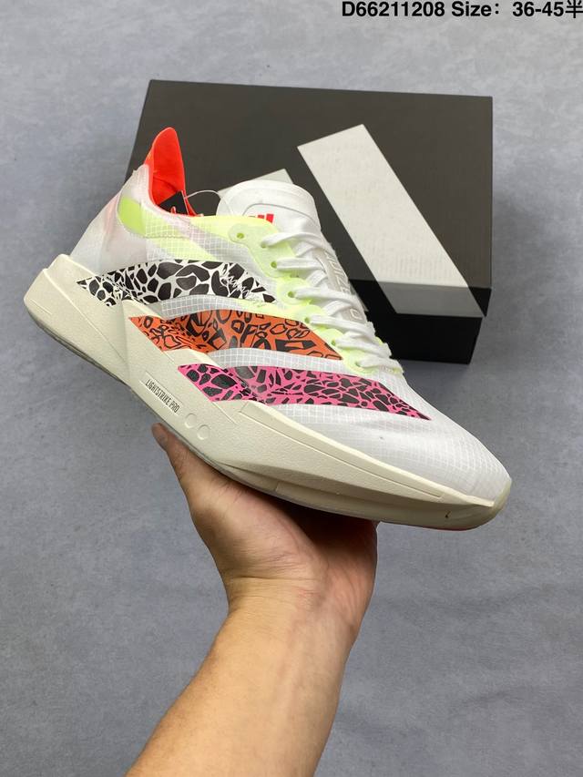 Adidas Adizero Adios Pro 4 M Competitive Running Shoes, White/Red. A unique qual