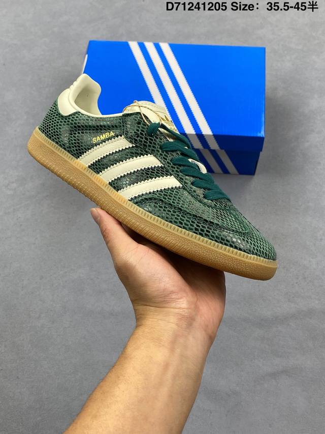 Adidas Originals Samba Og Men's and Women's Shoes, Authentic Label, Half Size Sy