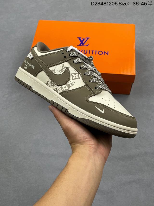 Nike SB Dunk Low Pro Retro Low-Top Casual Skateboard Shoes. Featuring soft and