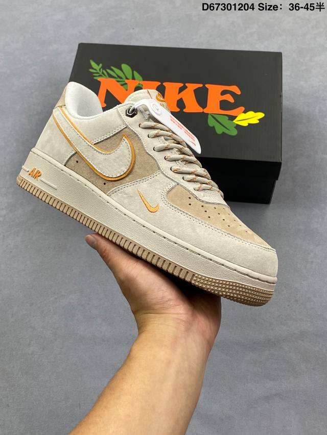 Limited Overseas Release! Nike Air Force 1 '07 Low Drawstring Low-Top Sneakers/C