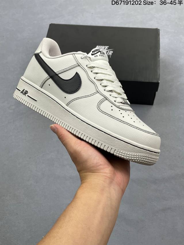 Nike Air Force 1 '07 Low-top Versatile Casual Sneakers. Soft, highly elastic cu