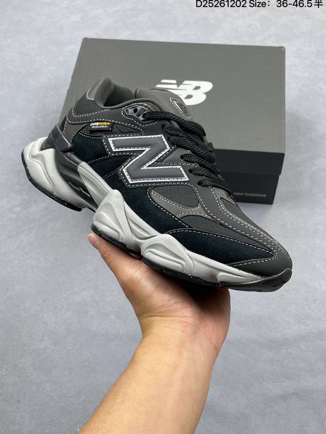 Company Grade New Balance 9060 Series Retro Casual Sports Running Shoes. The up