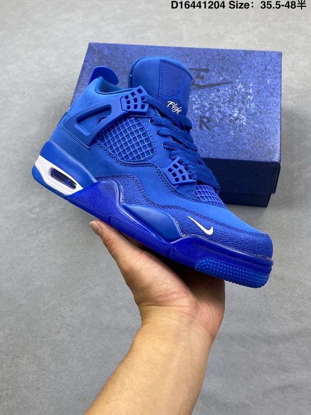 Jordan Air Jordan 4 Retro Og "Fire Red" Michael Jordan AJ4 Mid-Top Retro Casual