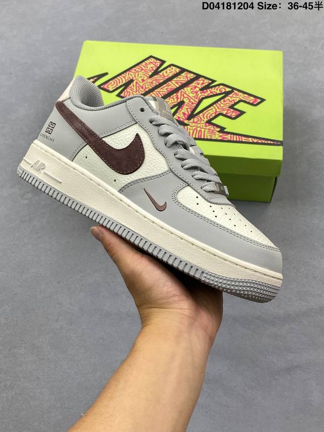 Nike Air Force 1 '07 Low-top Versatile Casual Sneakers. Soft, highly elastic cu