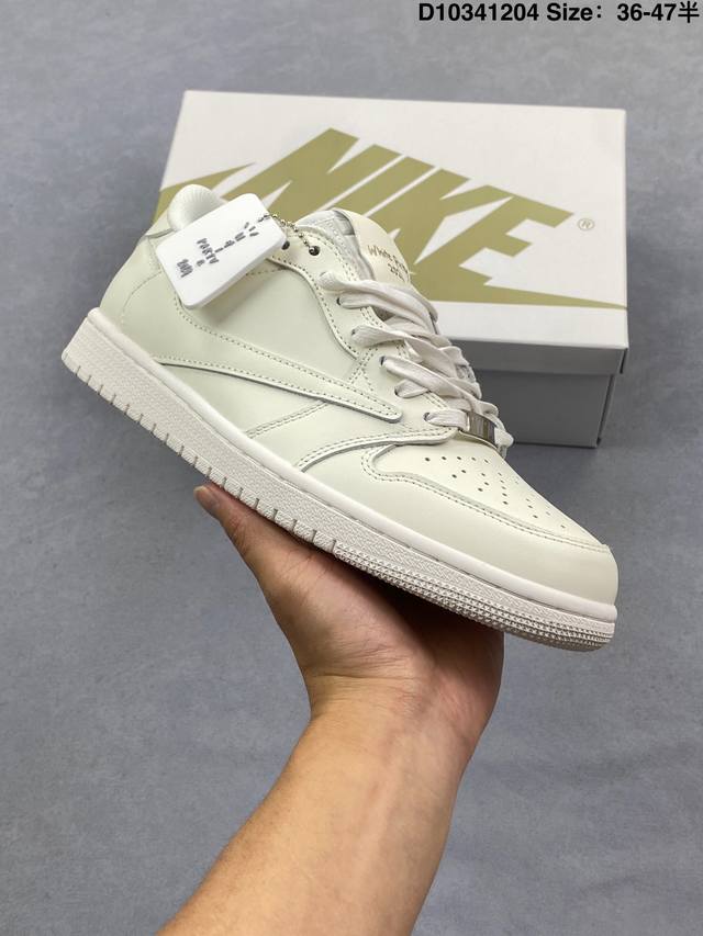 Factory Grade Top Layer with Half Size Travis Scott X Air Jordan 1 Low Low Top