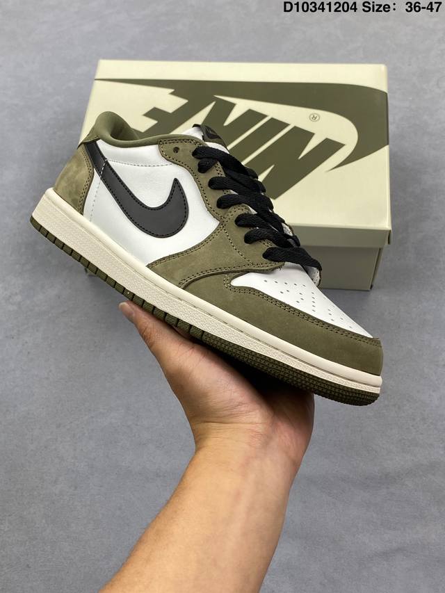 Nike Air Jordan 1 Retro Low Og Nike AJ1 Low-top Casual Sneakers Synchronized wi