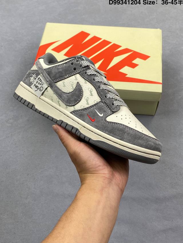 Dunk Low The North Face X CDG Three-Way Collaboration Anniversary High-End Custo