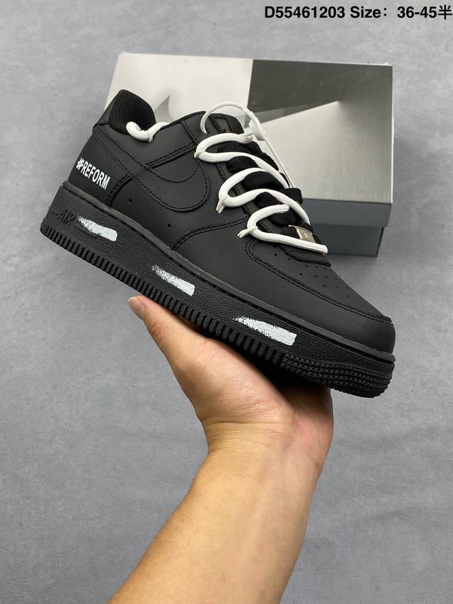 Nike Air Force 1 '07 Low-top Versatile Casual Sneakers. Soft, responsive cushio