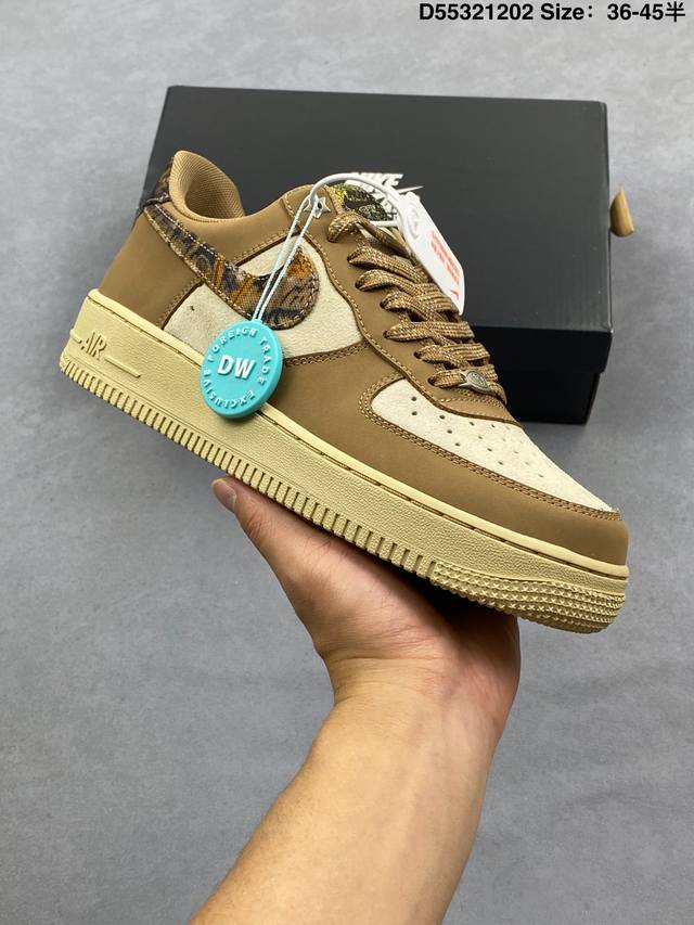 Nike Air Force 1 '07. Made with original last and cardboard, this is a genuine