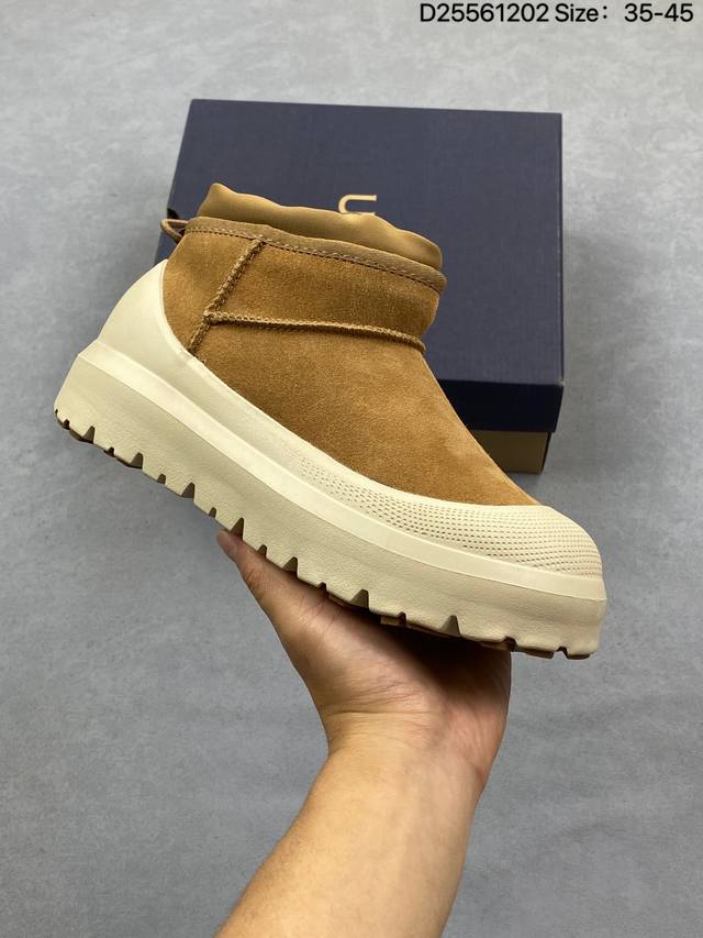 Company Grade: Ugg Tasman Weather Hybrid Fabric Cowhide Leather Fashionable Ver