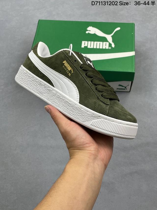 Puma Suede Fabric Split Leather Comfortable and Breathable Ferrari Collaboratio