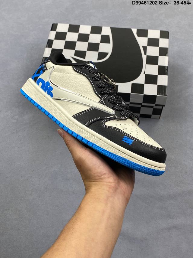 Company-grade AJ1 Travis Scott X Air Jordan 1 "Reverse Mocha" AJ1 Ts Lightning C