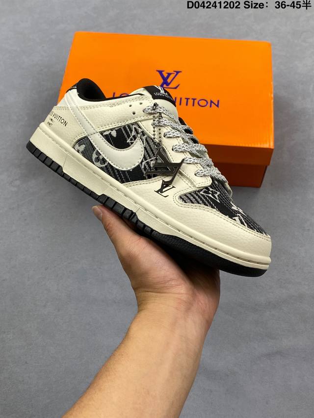 Nk Dunk Low Retro Low-top Casual Sports Sneakers. Made with original top-grain m