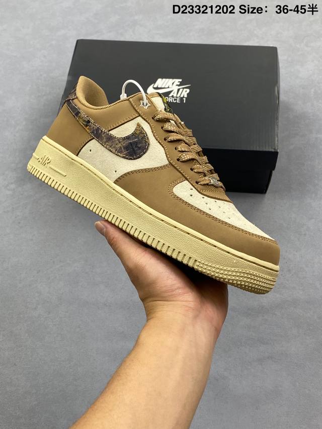 Factory Grade Nike Air Force 1 '07 Low-Top Versatile Casual Sports Sneakers. So