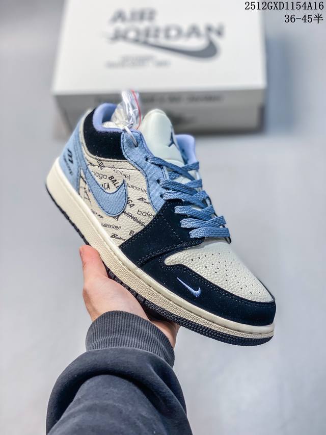 Limited release of overseas hot-selling items! High-end custom Air Jordan 1 Low