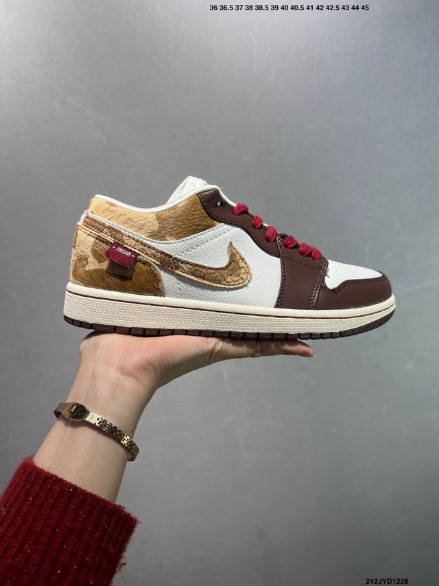 Factory Grade Air Jordan 1 Low AJ1, Year of the Horse Limited Edition Low-Top C