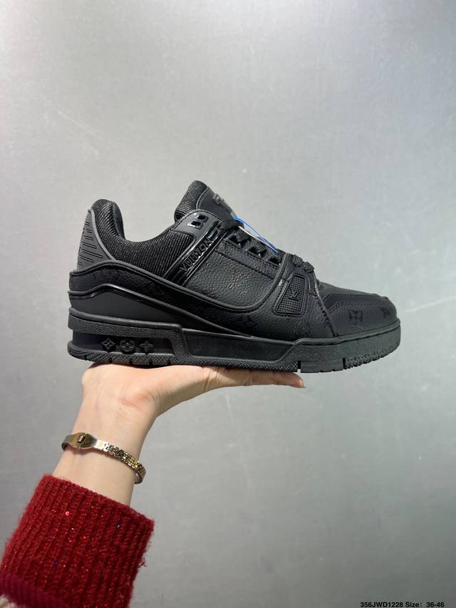 Company-grade Louis Vuitton Lv sneakers New Lv Trainer latest colorway sneakers