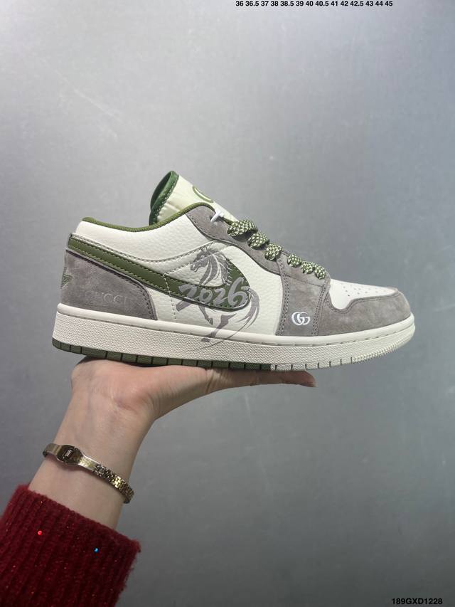 Factory Grade Nike Air Jordan 1 Low Custom Colorway Custom AJ Collaboration - H