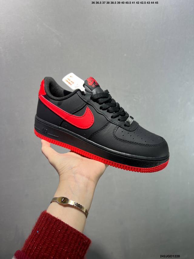 Nike Air Force 1 '07 Low. Authentic Air Force 1 casual sneakers, made with orig
