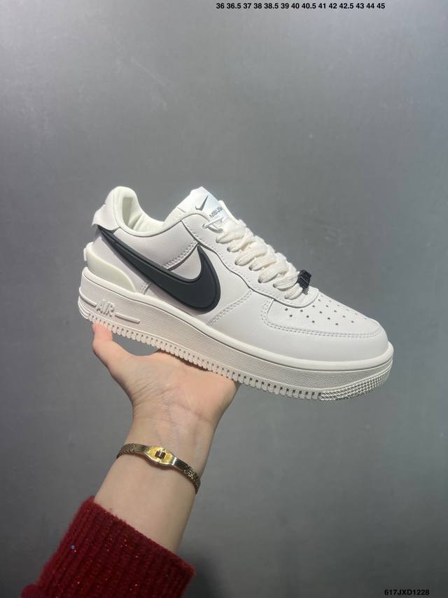 Company Grade Ambush X Air Force 1 Low Sp Collaboration "Leather Black and Whit