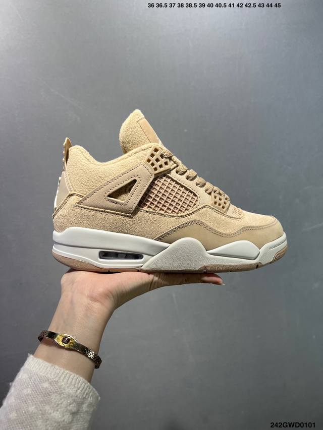 Company-grade Air Jordan 4 Retro "Infrared" AJ4 Men's Basketball Shoes. Produced