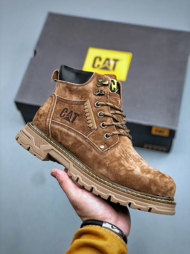 Special Offer Cat Outdoor Workwear Casual Martin Boots, Yellow Boot Series. Mad