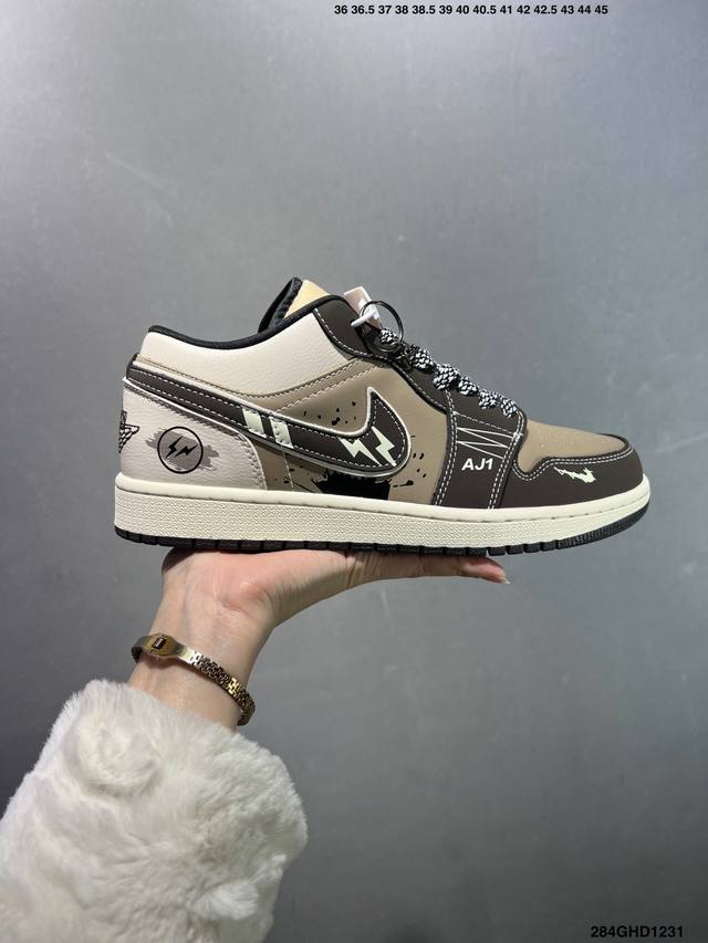 Factory Grade Nike Air Jordan 1 Low Custom Colorway Custom AJ Collaboration - H