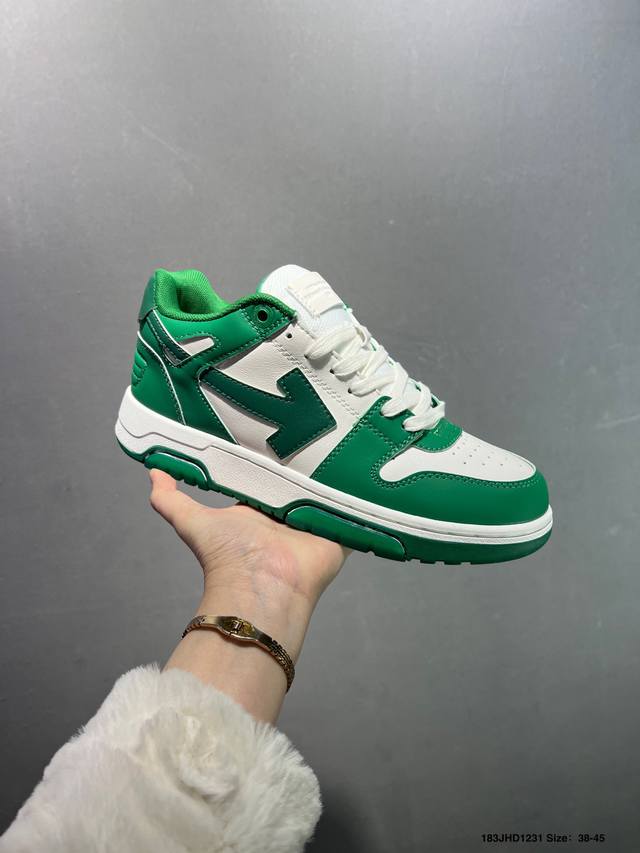 Off-White New Round Toe Lace-up Low-top Sneakers, White Running Shoes, Multi-col