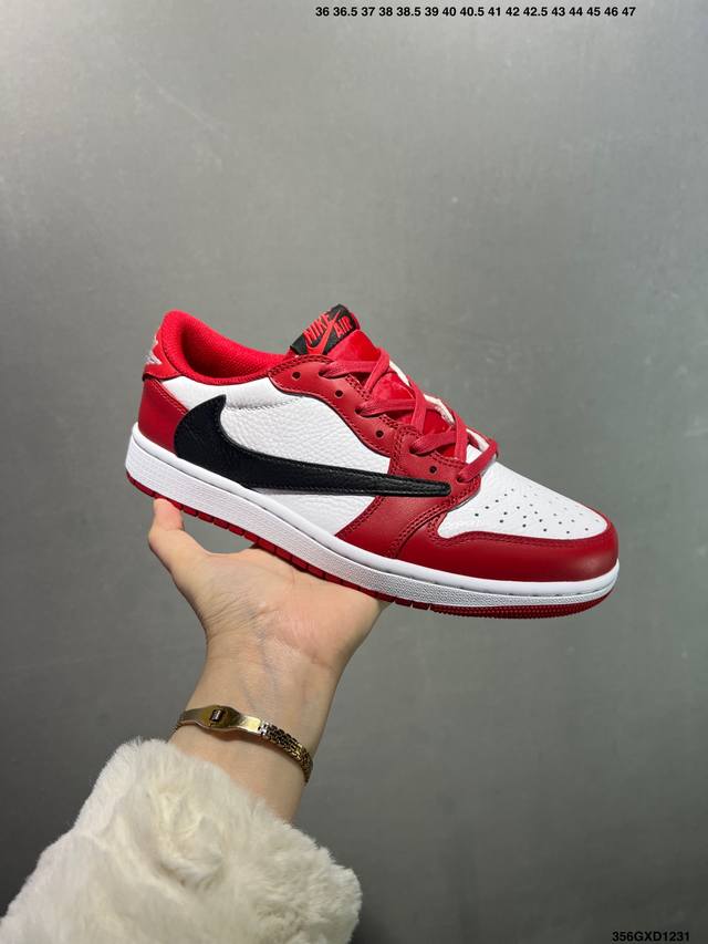 Company-grade AJ1 Travis Scott X Air Jordan 1 "Reverse Mocha" AJ1 Ts Lightning