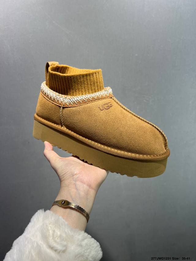 Ugg Versatile Item Ugg Autumn/Winter Sheepskin Snow Boots The entire shoe uses t