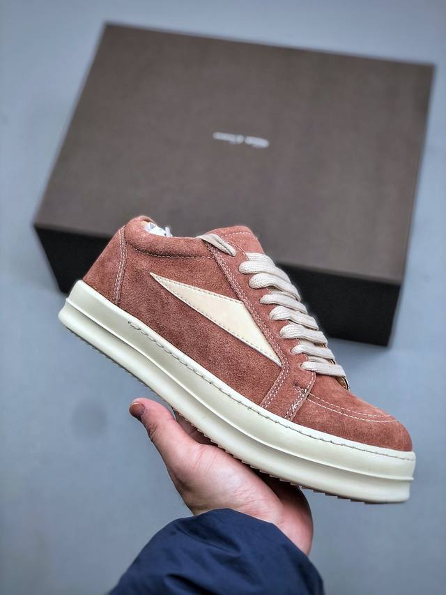 J version Rick Owens low-top high-street casual sneakers, sizes: 36-46