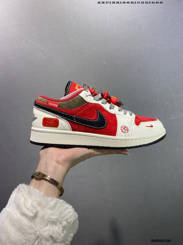 Factory Grade Nike Air Jordan 1 Low Custom Colorway Custom AJ Collaboration - H