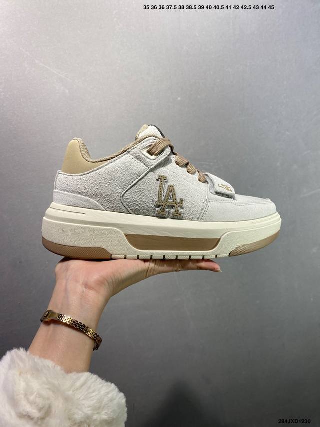 Company Grade Mlb Chunky Liner Denim Trendy Versatile Thick-Soled Height-Increa