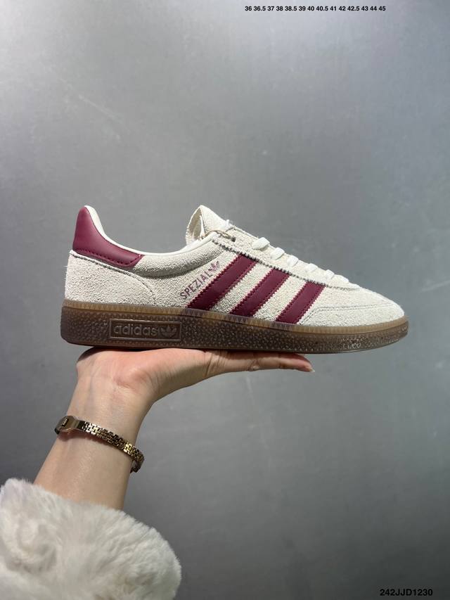 Adidas Handball Spezial, a classic retro casual sneaker. The entire shoe is made