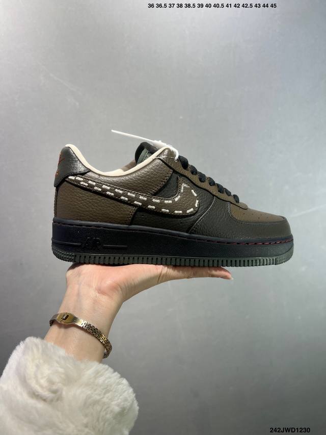 Factory Grade Nike Air Force 1 '07 Low Casual Sneakers. Made with original last