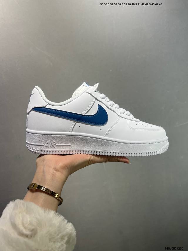 Nike Air Force 1 '07 Low. Authentic Air Force 1 casual sneakers, made with orig