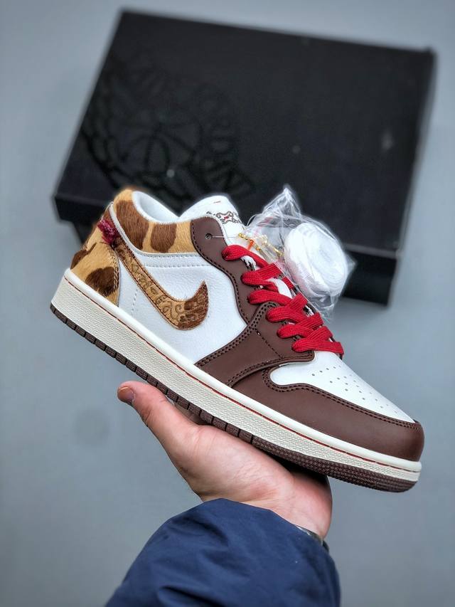 Nike Air Jordan 1 Year of the Horse Limited Edition Low-Top Casual Sneakers Iq5