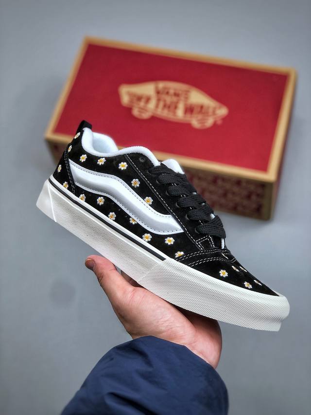 Vans Knu Skool Versatile Casual Non-slip Shock-absorbing Low-top Sneakers for Me