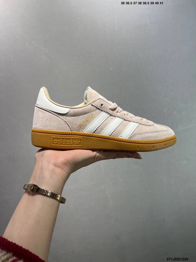 Adidas Handball Spezial Adidas classic retro casual sneakers The entire shoe is