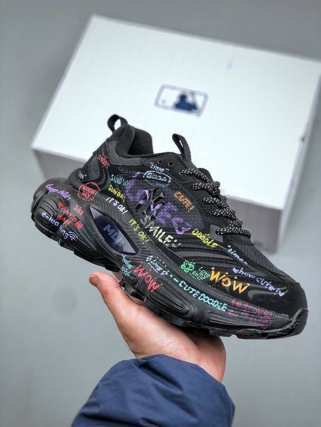 K Mlb Chunk Nb Custom Colorway Senior Shoe Series Low-top Dad Style Lightweight