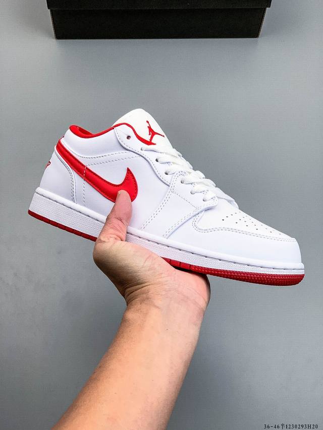 Authentic label on second-layer! Nike Air Jordan Low 1 Classic Casual Shoes 1230