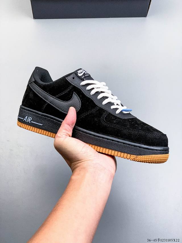 Authentic label on second-layer! Nike Air Force 1 Low, classic and versatile cas