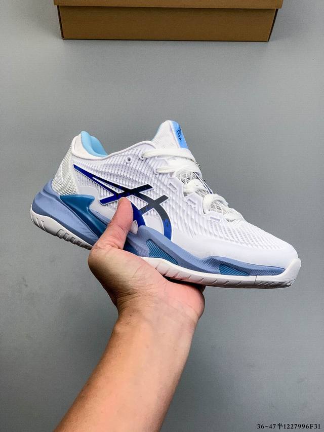 Company Grade! Asics Court Control Ff 3 Paris Durable, Breathable, Low-Top Prof