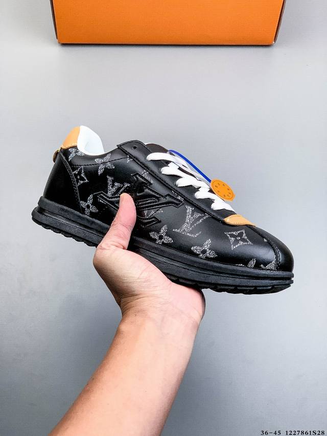 Louis Vuitton X Nigo Collaboration Sneakers Buttersoft Fw25 Round Toe Lace-up L