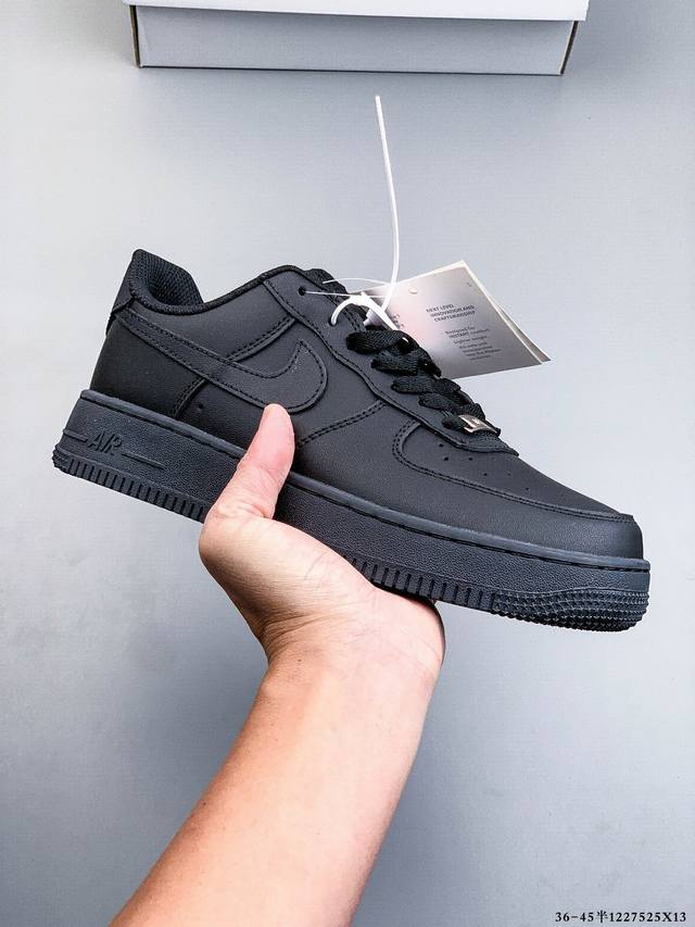 Authentic label on second-layer! Nike Air Force 1 Low, classic and versatile cas