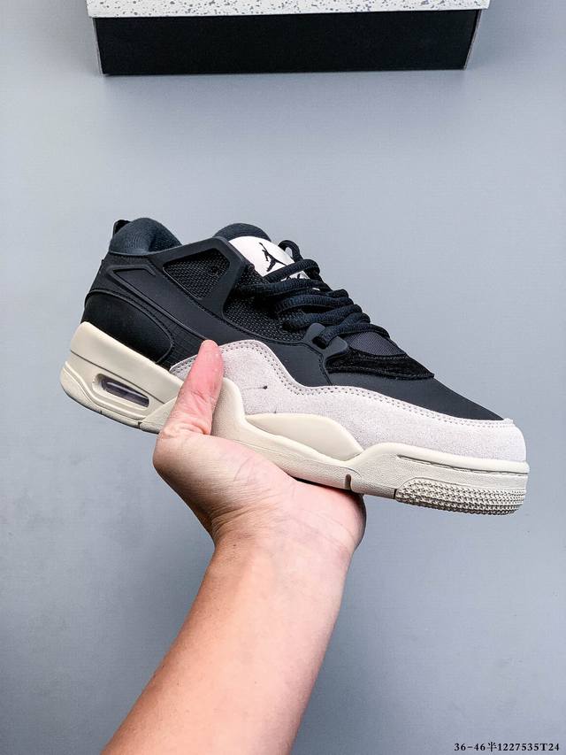 Air Jordan AJ4 RM Remastered Low-Top Retro Basketball Shoes - First Look! This s