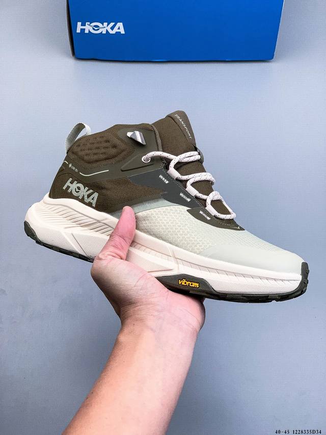 Hoka Autumn New Outdoor Waterproof Hiking Shoes Transport Gtx Mid-Cut Comfortabl