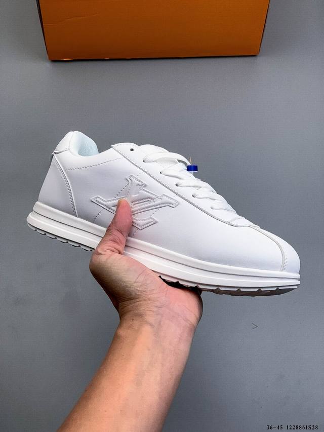 Louis Vuitton X Nigo Collaboration Sneakers Buttersoft Fw25 Round Toe Lace-up L